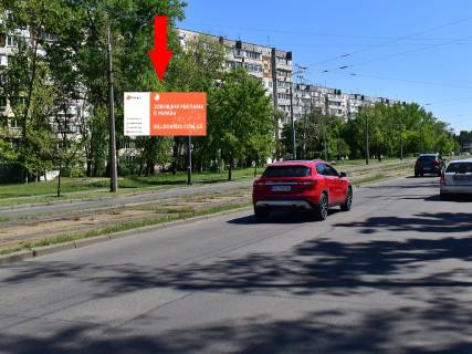 Билборд B в Киеве, 3x6  Курнатовського вул., 4, в сторону ринку "Юність", вул. Братиславської фото 1