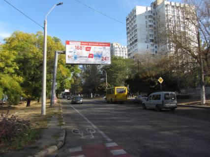 Билборд + в Одессе, 3x6  Добровольського пр., 75 - Марсельська вул. фото 1