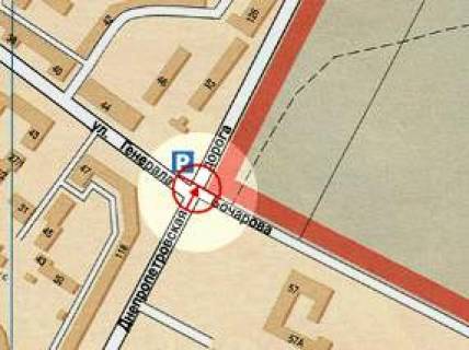 Білборд, Бігборд (Борд)  + у Одесі, 3x6  Палія вул. (колиш. Дніпропетровська дорога), 120/1, лівий схема