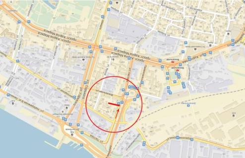 Билборд B в Днепр (Днепропетровск), 6х3  вул.Пастера – пл.Старомостова схема
