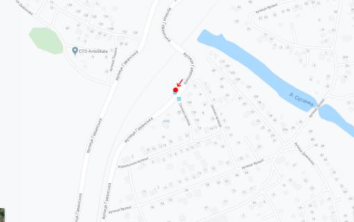 Нестандарт B в Днепр (Днепропетровск), 0,65х1,4  Вул.Окська, навпроти буд.12В схема