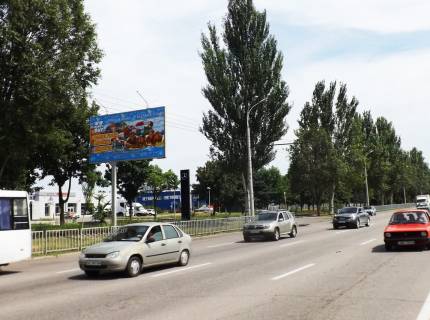 Билборд B в Днепр (Днепропетровск), 5,9х3  Запорізьке шосе – вул.Панікахи (за «Метро») фото 1