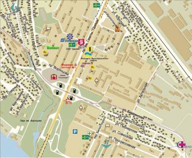 Білборд, Бігборд (Борд)  A у Дніпро (Дніпропетровськ), 6х3  Донецьке шосе схема