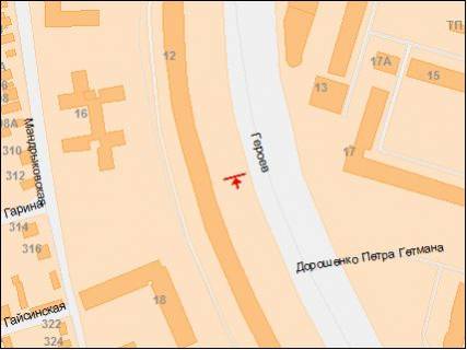 Билборд B в Днепр (Днепропетровск), 6х3  пр.Героїв, 12 схема
