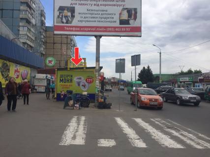 Нестандарт B в Днепр (Днепропетровск), 3,28х2,56 (баннер)  Вул.Велика Діївська, біля буд.40Б фото 1