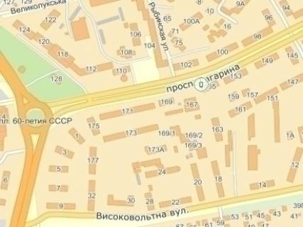 Ситилайт  в Днепр (Днепропетровск) Пр. Гагаріна, 165 схема