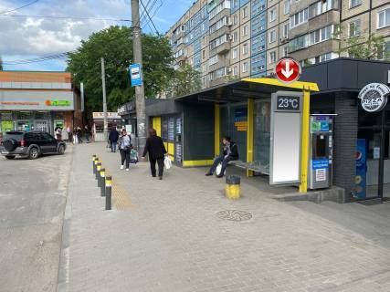 Нестандарт A в Днепр (Днепропетровск), 0,74х1,61(перф)  пров. Штурманський, біля буд.7, магазин Ева. Парус фото 1
