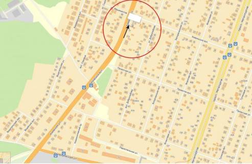 Билборд A в Днепр (Днепропетровск), 6х3  вул.Київська схема