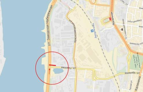 Призма A в Днепр (Днепропетровск), 6х3  вул.Наб.Заводська – вул.Павлова - 223220 схема