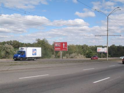 Билборд B в Днепр (Днепропетровск), 6х3  Донецьке шосе – Кайдацький міст (в'їзд) фото 1