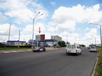 Билборд B в Днепр (Днепропетровск), 6х3  вул.Панікахи, 1, біля "АТБ-маркет", заїзд з Запорізького шосе, до центру фото 1