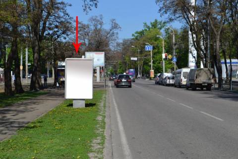 Ситилайт A в Днепр (Днепропетровск), 1,2x1,8  пр.Лесі Українки (пр.Пушкіна), на розподільчій алеї, від вул.А.Фабра до пр.Олександра Поля – 6- фото 1