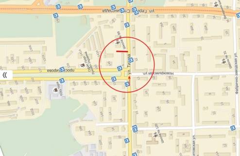 Бэклайт B в Днепр (Днепропетровск), 4х3  вул.Незалежності, 6 схема