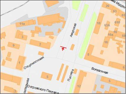 Призма A в Днепр (Днепропетровск), 6х3  пл. Старомостова - 174441 схема