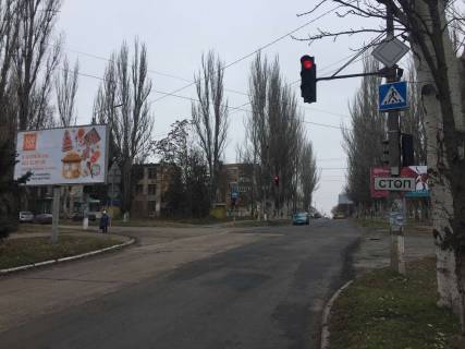 Билборд B в Марганце, 6х3  м. Марганець, перехрестя вул.Центральна та Лермонтова (поблизу буд. 21 по вул.Лермонтова) фото 1