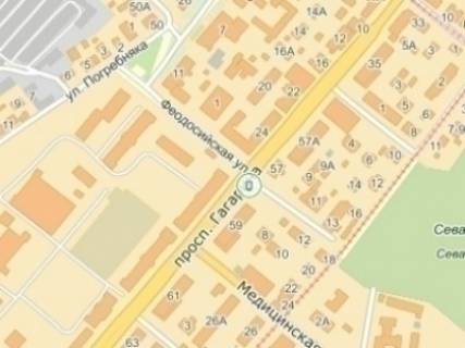 Сiтiлайт  у Дніпро (Дніпропетровськ) пр.Гагаріна, 59 (гуртожиток) схема