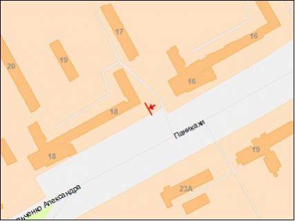 Билборд A в Днепр (Днепропетровск), 6х3  вул.Панікахи, 18 схема