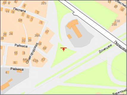 Билборд A в Днепр (Днепропетровск) Донецьке шосе – вул.Передова схема