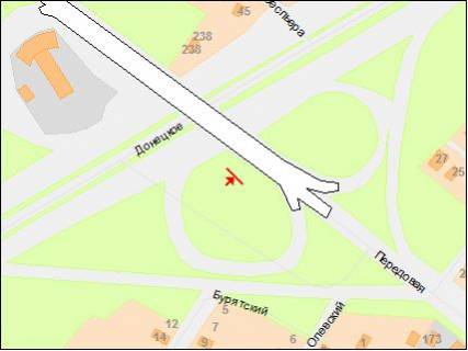 Билборд A в Днепр (Днепропетровск), 6х3  Донецьке шосе – вул.Передова схема