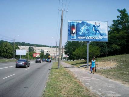 Билборд A в Днепр (Днепропетровск), 6х3  вул.Космічна, Дитяча лікарня фото 1
