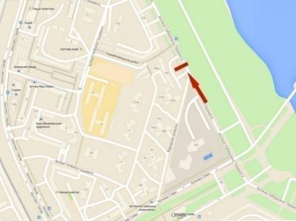 Білборд, Бігборд (Борд)  B у Дніпро (Дніпропетровськ), 6х3  вул. Набережна Перемоги, 120 схема