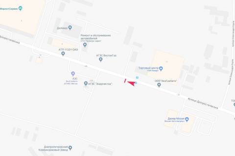 Билборд B в Днепр (Днепропетровск), 6х3  вул.Дніпросталівська (Винокурова), 11 схема