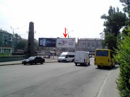 Билборд A в Днепр (Днепропетровск), 6х3  пл. Старомостова фото 1