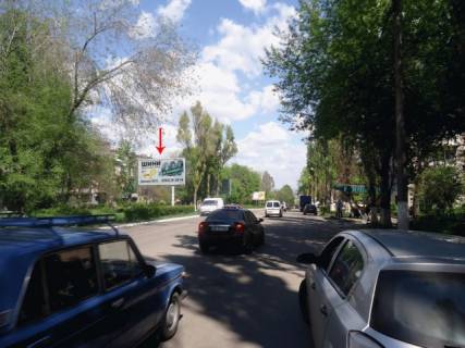 Билборд B в Каменское (Днепродзержинск), 6х3  Вул.М. Грушевського, 14а в центр фото 1
