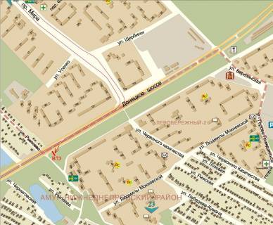 Билборд B в Днепр (Днепропетровск), 6х3  Донецьке шосе, 106 схема