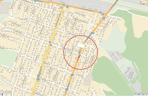 Билборд B в Днепр (Днепропетровск), 6х3  вул.Київська схема