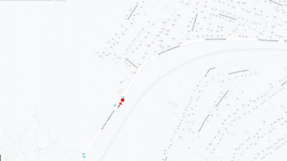 Нестандарт A в Днепр (Днепропетровск), 0,75х2,00 (перф)  Вул.Андрійченко, напроти буд.116 схема