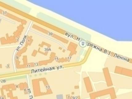 Сiтiлайт  у Дніпро (Дніпропетровськ) ул.Січеславская Набережна, Фестивальний причал. Перехрестя з вул. Ливарною схема