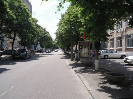 Сiтiлайт B у Дніпро (Дніпропетровськ), 1,2x1,8  вул.Воскресенська, 14, біля Приватбанку, Міськвиконкому, №2 Фото 1