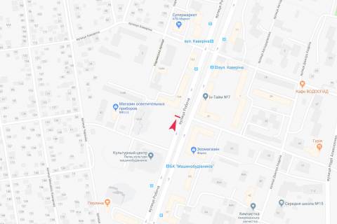 Бэклайт  в Днепр (Днепропетровск) вул. Робоча,  164 схема