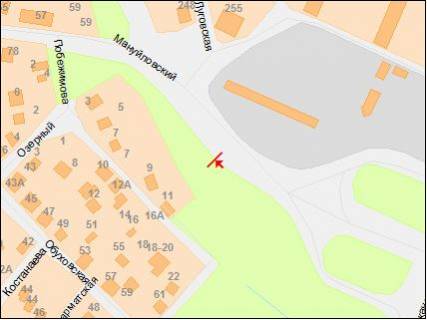 Билборд B в Днепр (Днепропетровск), 6х3  пр.Мануйлівський, 77 схема