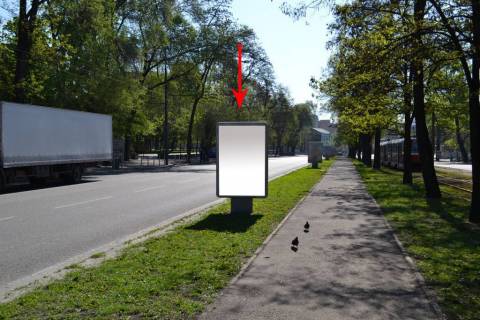 Ситилайт B в Днепр (Днепропетровск), 1,2x1,8  пр.Лесі Українки (пр.Пушкіна), на розподільчій алеї, від вул.А.Фабра до пр.Олександра Поля – 6- фото 1