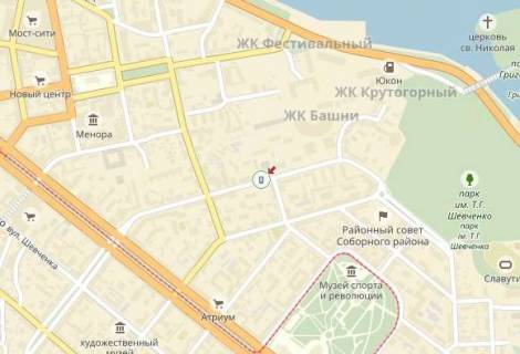 Ситилайт  в Днепр (Днепропетровск) вул. Володимира Вернадського (Дзержинського), 16 схема