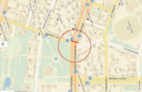 Призма A в Днепр (Днепропетровск), 6х3  вул.С.Хороброго – вул.А.Фабра - 223228 схема