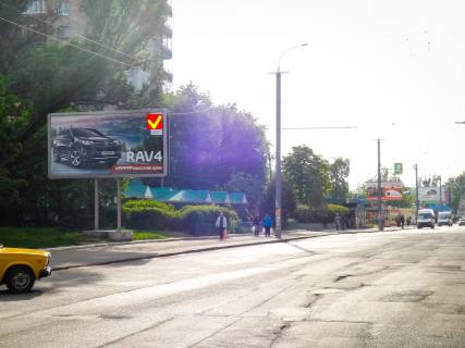 Билборд B в Днепр (Днепропетровск), 6х3  вул.Калинова, Образцовий ринок фото 1