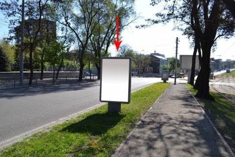 Сiтiлайт B у Дніпро (Дніпропетровськ), 1,2x1,8  пр.Лесі Українки (пр.Пушкіна), на розподільчій алеї, від вул.А.Фабра до пр.Олександра Поля – 2- Фото 1
