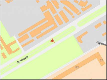 Билборд A в Днепр (Днепропетровск), 6х3  Донецьке шосе – вул.Березинська (за поворотом на ТРЦ Караван), до центру, праворуч схема