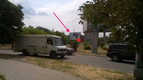 Билборд B в Херсоне, 3х6  пр.Синявина/пл. 200 лет Херсона фото 1