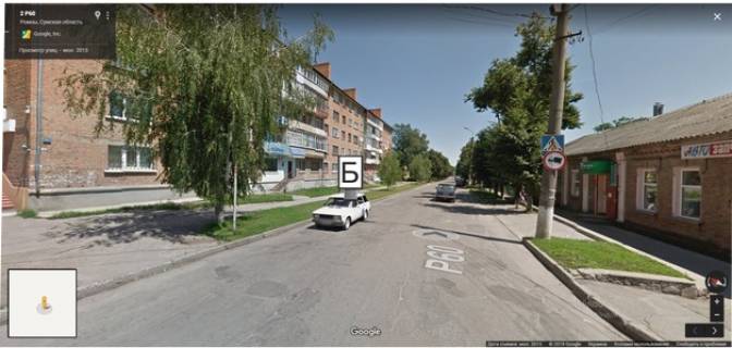 Білборд, Бігборд (Борд)  B у Ромнах, 3х6  Коржевская, 2 Фото 1