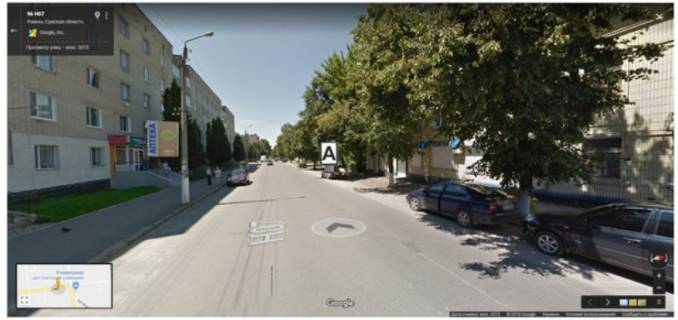 Білборд, Бігборд (Борд)  A у Ромнах, 3х6  Коржевская, 96 Фото 1