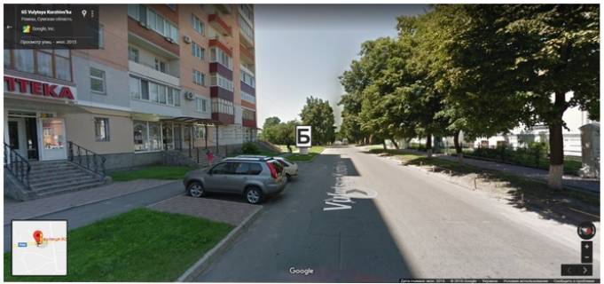 Білборд, Бігборд (Борд)  B у Ромнах, 3х6  Коржевская, 65 Фото 1