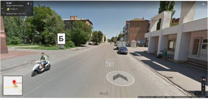 Білборд, Бігборд (Борд)  B у Ромнах, 3х6  Коржевская, 96а Фото 1