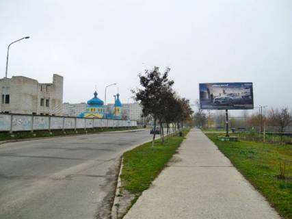 Білборд, Бігборд (Борд)  A у Вараш (Кузнецовськ), 6x3  Набережна вул., (біля пішоходного мосту) Фото 1