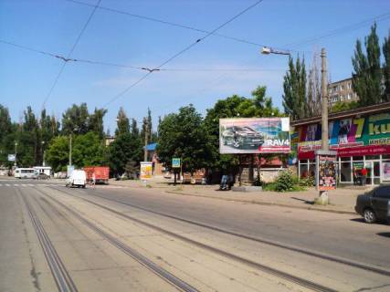 Билборд A в Кривом Роге, 6x3  Соборності вул., 51 - Стрельникова вул. (ТЦ "Схід", ТЦ "ProStor"), до Металургів пр. фото 1