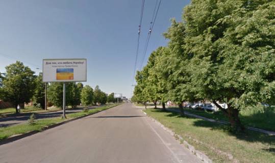 Билборд A в Луцке, 6x3  Єршова вул.,39 (розподільча смуга)в центр фото 1