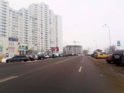 Билборд B в Киеве, 6x3  Милославська вул., 49 фото 1